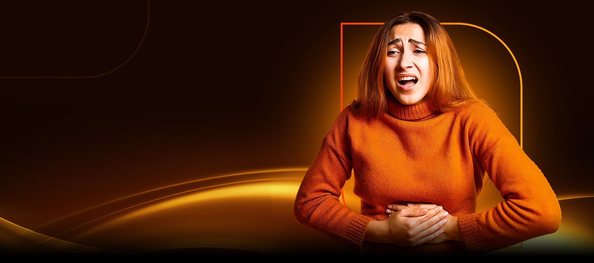 Pessoa com desconforto